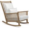 GERVASONI poltrona a dondolo per esterni INOUT 709 - INOUT709-OUTDOOR1-CAT.C-IDROBIANCO