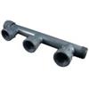 Irritec Collettore PVC con O-Ring 3 Uscite da 1" Irritec