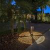 FARO Paletto lampioncino LED per esterno moderno 65 cm IP54 Ruggine