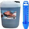 WATER LINE WATER ALG Tanica 10 litri - Antialghe Liquido Professionale NO SCHIUMOGENO per piscina + Termometro in Omaggio