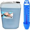 WATER LINE WATER ALG 25 KG Antialghe Liquido Concentrato per la manutenzione della piscina + Termometro Analogico in Omaggio