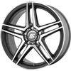 Cerchi in lega Rc Design RCD17 6.5x16 Himalaya Grey Voll-Poliert (HGVP)