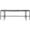 GUBI tavolino con struttura nera TS CONSOLE 120 x 30 x H 40 cm - 10017325