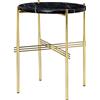 GUBI tavolino rotondo con struttura ottone TS Ø 40 x 51 cm - 10017483