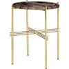 GUBI tavolino rotondo con struttura ottone TS Ø 40 x 51 cm - 10017484