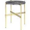 GUBI tavolino rotondo con struttura ottone TS Ø 40 x 51 cm - 10017482