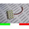 PANNELLO 12 LED SMD3528 BIANCO 6000K T10 BA9S SILURO M