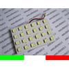 PANNELLO 24 LED SMD5050 BIANCO 6000K T10 BA9S SILURO L2