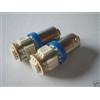 2pz LAMPADINE POSIZIONE 5 LED SMD5050 BLU BLUE BA9S QB