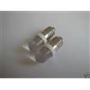 2pz LAMPADINE LED E10 SCREW VITE BIANCO 6000K N