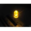 100 LED GIALLI GIALLO YELLOW ULTRALUMINOSI 5mm 10000mcd + RESISTENZE A2C11.A2C48