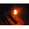 3mm 20 LED ARANCIONI ORANGE ULTRALUMINOSI 10000mcd