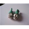 COPPIA LAMPADINE LAMPADE 5 LED VERDE GREEN T10 W5W BV