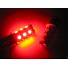 2 LAMPADINE 18 LED SMD BA15S 1156 P21W ROSSO STOP PR