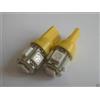 COPPIA LAMPADINE LED TUTTOVETRO ARANCIONE T10 W5W BA