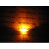 5mm 100pz LED ARANCIONE ULTRALUMINOSI FLAT HEAD 8000mcd + RESISTENZE A2C18.A2C48