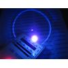 5mm 100pz LED UV ULTRAVIOLETTO 390-395nm FLAT HEAD 120° + RESISTENZE A2C24.A2C48
