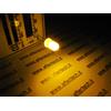 FOGGY 100 DIODI LED LEDS GIALLI 5mm GIALLO LUCE DIFFUSA + RESISTENZE A2B19.A2C48