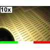 10x 180° LAMPADINA FARETTO LED BIANCO CALDO 60LED STW GU10 220v 2.5w DICROICA