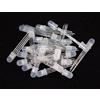 100 LED RGB MULTICOLOR 5mm ANODO COMUNE 8000mcd FOGGY 10x B1D20