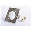PORTALAMPADA QUADRATO ORIENTABILE INCASSO PER LAMPADE FARETTI GU10 220V D4A3