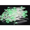 FOGGY 20 DIODI LED LEDS VERDI 3mm GREEN LUCE DIFFUSA DIFFUSED