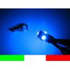 2 LAMPADINE 5 LED CHECK LUCI RESISTENZA BLU T10 W5W A2B39