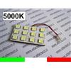PANNELLO 12LED SMD5050 BIANCO 5000K T10 BA9S SILURO L25