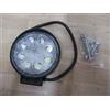 COPPIA FARI DA LAVORO LUCE DI PROFONDITA' A LED 24W COME 200W ALOGENA