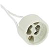 10x CONNETTORE ATTACCO UNIVERSALE GU10 CERAMICA PER LAMPADINE GU10 10xE2B2