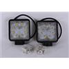 QUAD 2 LUCI FARI DA LAVORO LED PRECISIONLED 24W COME 200W ALOGENA RALLY AUTO