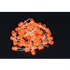 FOGGY 10 DIODI LED LEDS ARANCIONI 10mm ORANGE LUCE DIFFUSA DIFFUSED