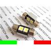 COPPIA LAMPADINE 2 LED SILURO 31mm CANBUS RESISTENZA N5