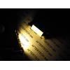 2pz LAMPADINE 3 LED CALDO SILURO 36mm NO ERRORE N4W