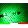 2 LAMPADINE 5 LED CANBUS NO ERRORE VERDE T10 W5W A2B40