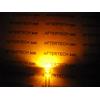 5mm 20pz LED GIALLO ULTRALUMINOSI FLAT HEAD 8000mcd