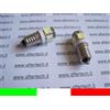 2 2pz COPPIA LAMPADINE LUCI VITE E10 5 LED SMD BIANCO 6000K 6V B16V