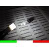 2x LAMPADINE LED LUCI DI POSIZIONE BIANCO PURO 4 SMD 3528 LUCE DIFFUSA 12V BF