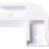 ANGOLARE PER PROFILO DI ALLUMINIO 1506 IN PLASTICA BIANCA A 90° ANGOLO M3G2