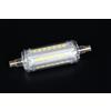 SLIM 78mm R7S 7w LED BIANCO NEUTRO LAMPADA PIANTANA SOTTILE 360° 650LUMEN