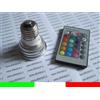 E27 LAMPADINA FARETTO SPOT RGB CAMBIACOLORE 220V 3W