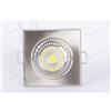 COB 5w FARETTO LED DA INCASSO QUADRATO 120° BIANCO NEUTRO PURO GU10 220v