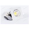 KQ 10w COB 180° FARETTO FARO DA INCASSO LED BIANCO FREDDO 6000k QUADRATO
