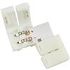 CONNETTORE L 8mm RAPIDO CLIP JACK PLUG PER STRISCIA STRIP LED B1E1