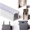 3m 3metri 1715 PROFILO ALLUMINIO PER STRISCE STRIP LED BARRA RIGIDA 3mt