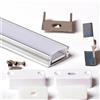 3m 3metri 1807w PROFILO IMPERMEABILE ALLUMINIO PER STRISCE STRIP LED 3mt ip68