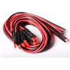 10 LED ROSSI FOGGY DIFFUSED 3mm CABLATI 30cm CON RESISTENZA 12v CON CAVO A1C5