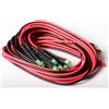 10 LED VERDI FOGGY DIFFUSED 3mm CABLATI 30cm CON RESISTENZA 12v CON CAVO A1C8