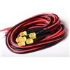 10 LED GIALLI FOGGY DIFFUSED 5mm CABLATI 30cm CON RESISTENZA 12v CON CAVO A1C11