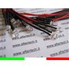 10 LED BIANCO NEUTRO 4500k 5mm CABLATI 30cm CON RESISTENZA 12v CON CAVO A2B35